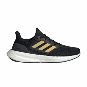 ( Women ) Adidas PureBoost 23 Black Gold Metallic IF2391