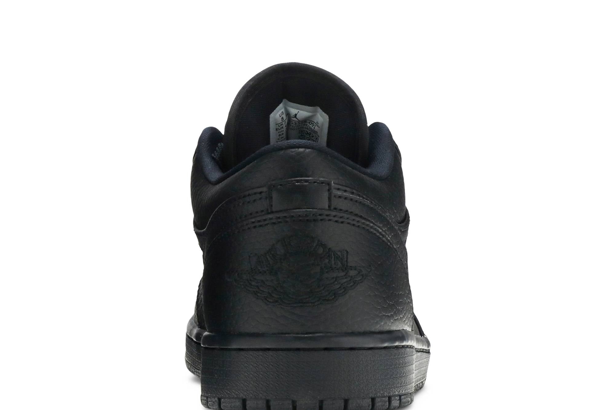 Air Jordan 1 Low Triple Black 553558-091 - Image 7