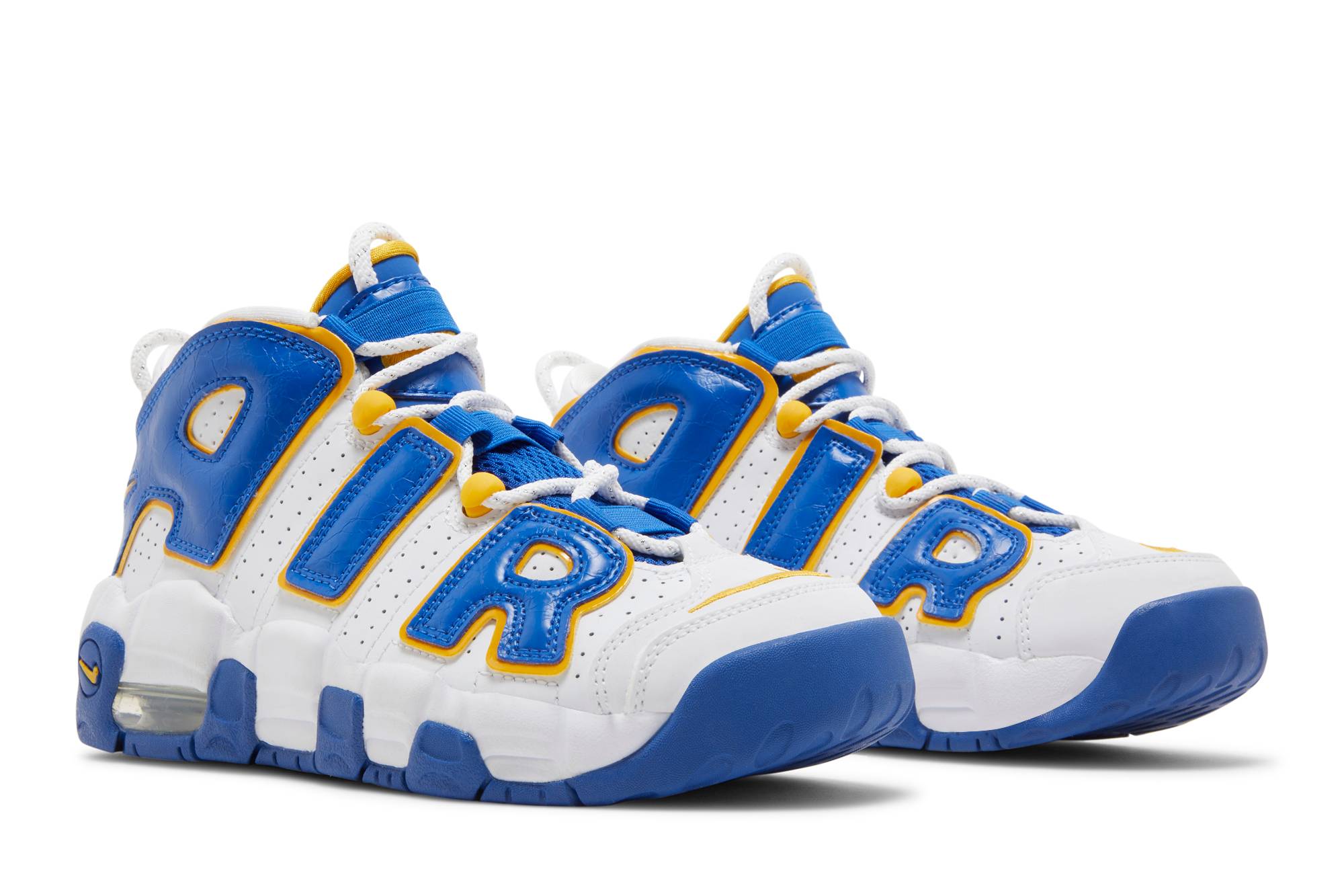( Youth ) Nike Air More Uptempo Golden State Warriors DZ2759-141 - Image 8