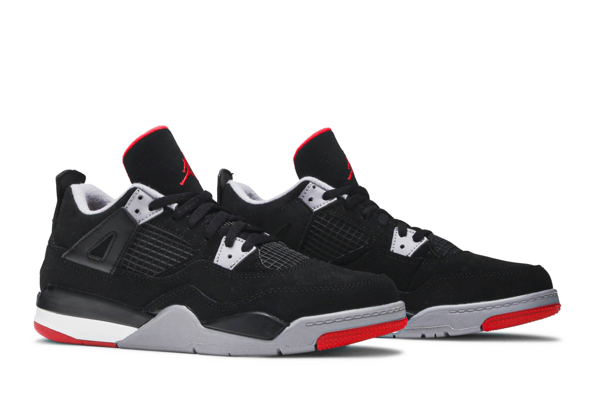 ( Preschool ) Air Jordan 4 Retro OG Bred 2019 BQ7669-060 - Image 8