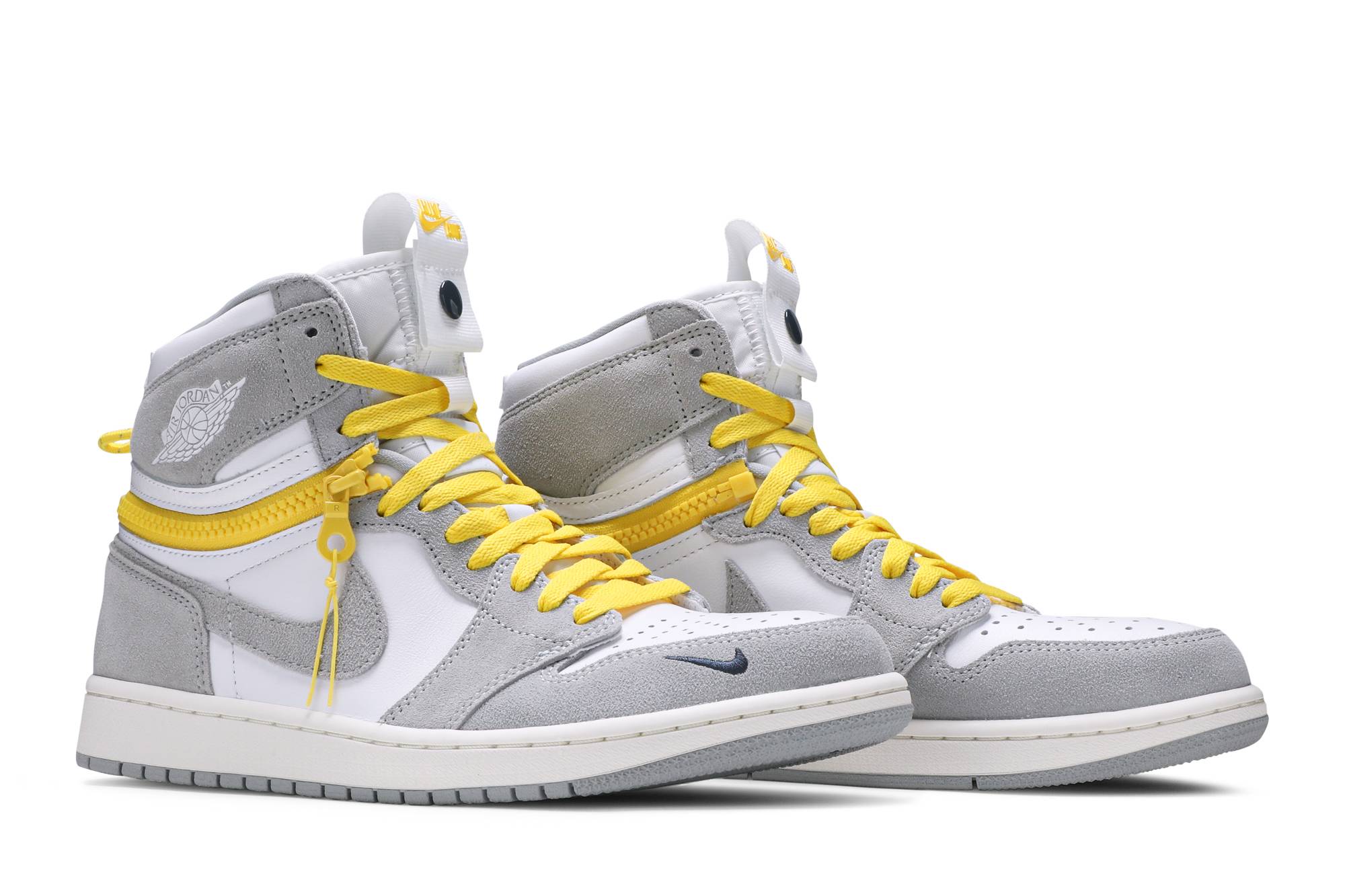 Air Jordan 1 High Switch Light Smoke Grey CW6576-100 - Image 8