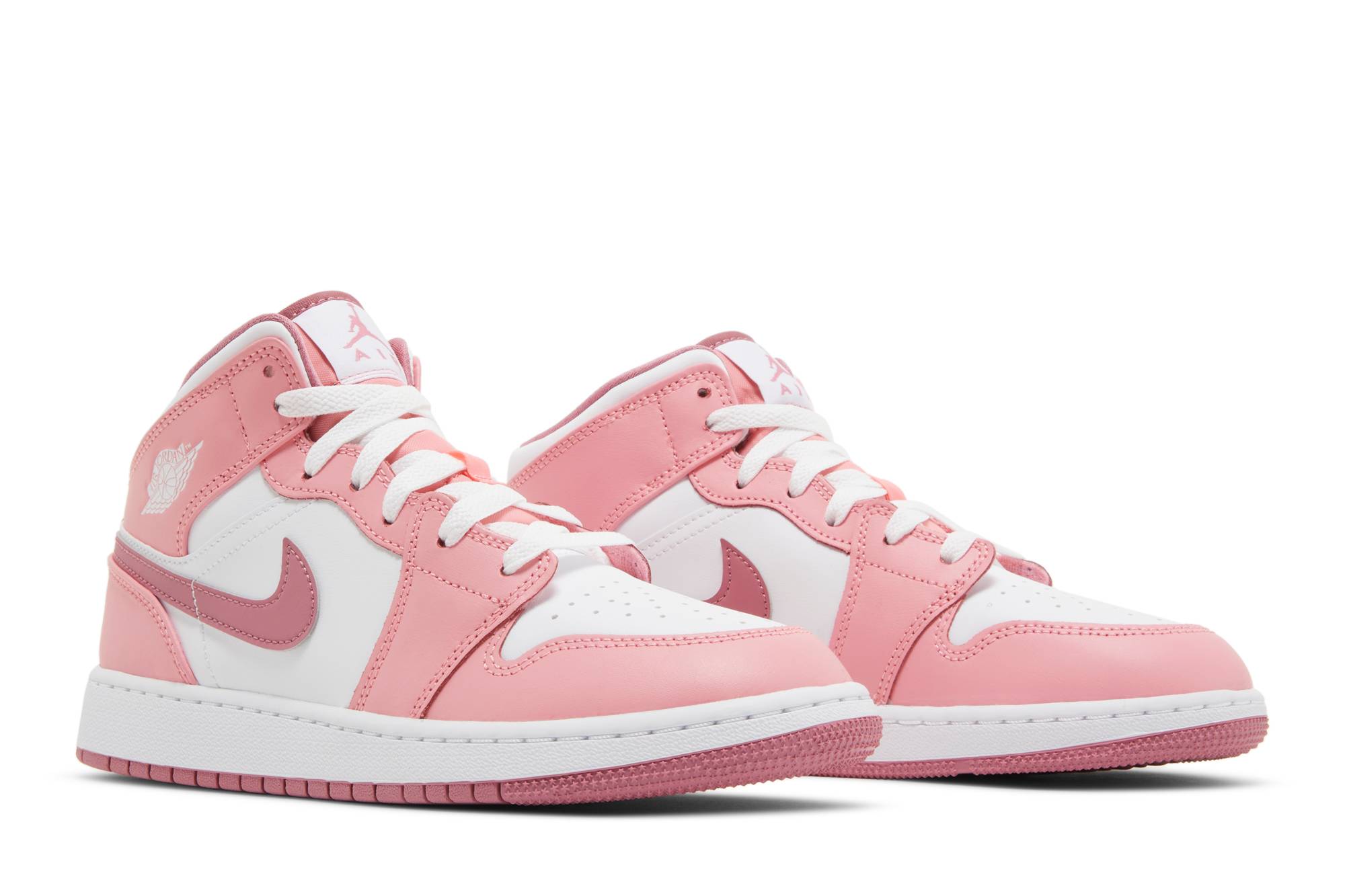 ( Grade School ) Air Jordan 1 Mid Valentines Day 2023 DQ8423-616 - Image 8
