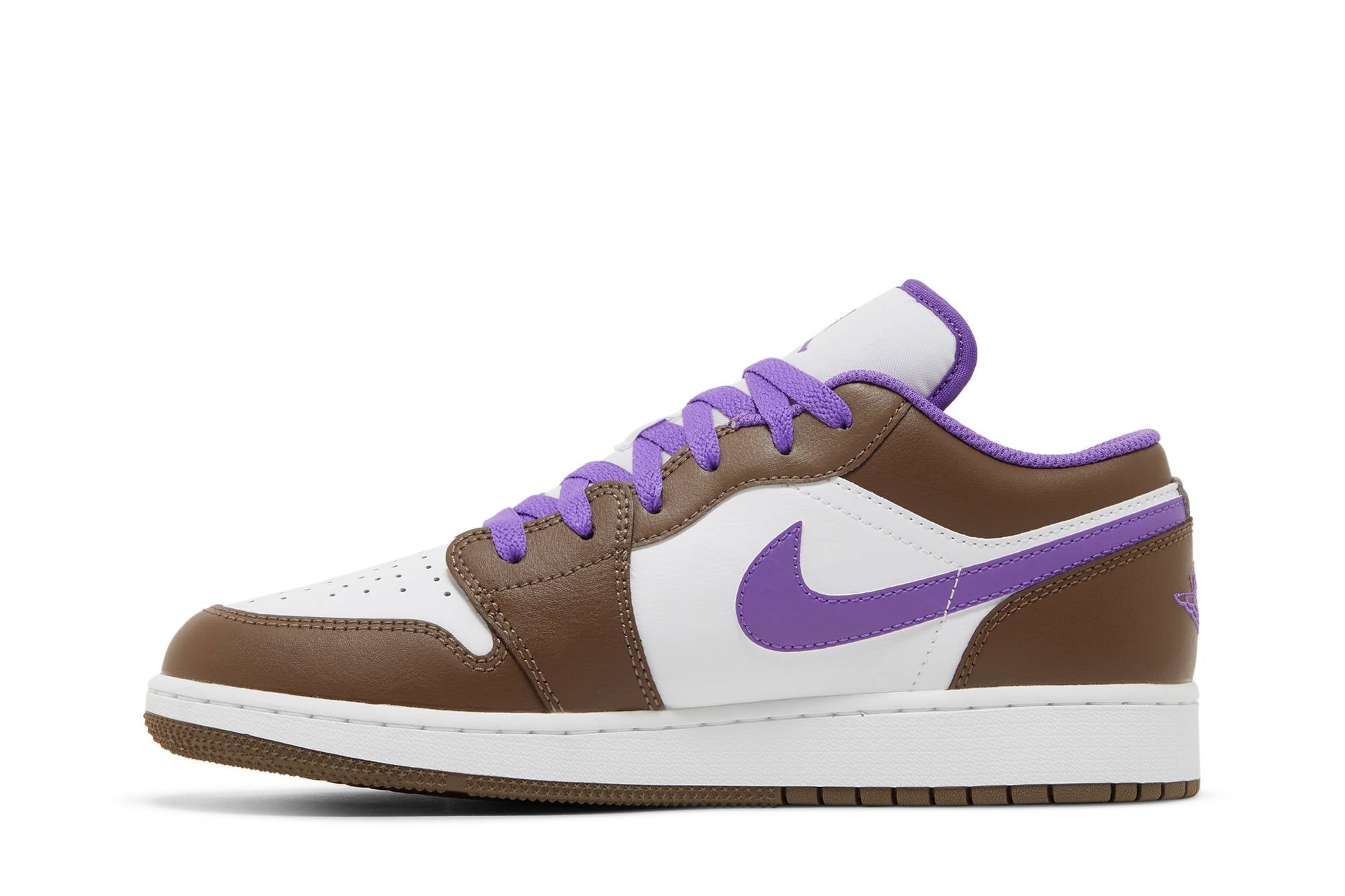 ( Grade School ) Air Jordan 1 Low Purple Mocha 553560-215 - Image 10