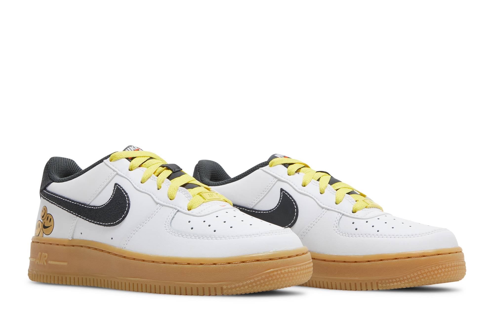 ( Grade School ) Nike Air Force 1 Low ’07 LV8 ‘Go The Extra The Smile’ DO5854-100 - Image 8