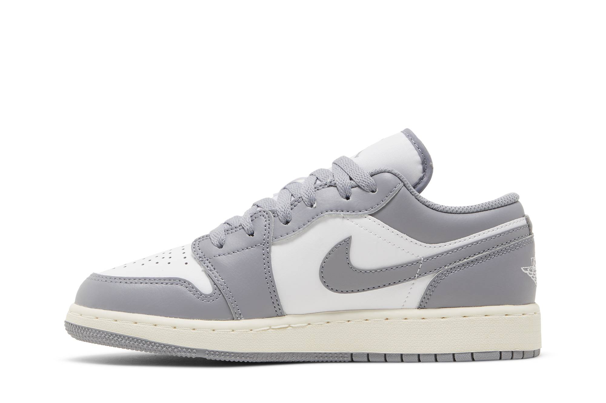 ( Grade School ) Air Jordan 1 Low ‘Vintage Grey’ 553560-053 - Image 3