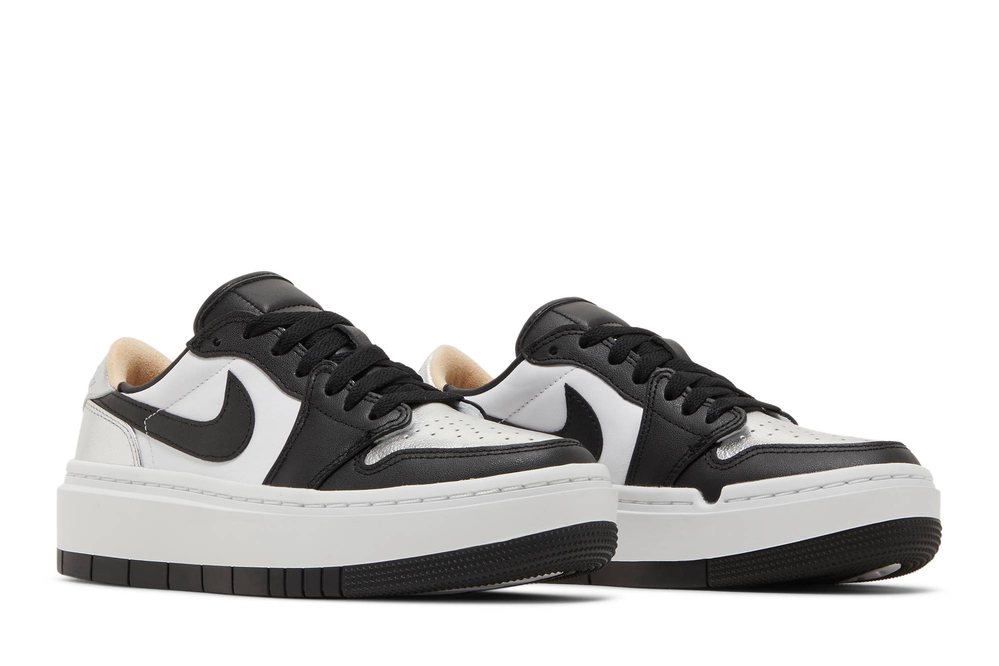 ( Women ) Air Jordan 1 Low Elevate Silver Toe DQ8561-001 - Image 8