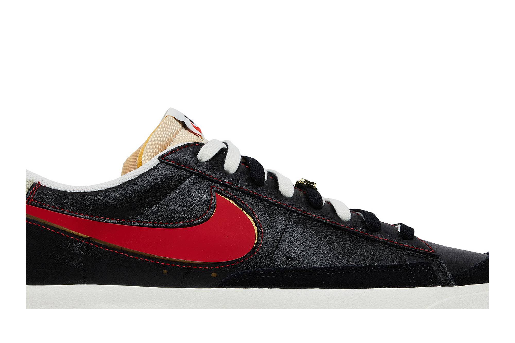 Nike Blazer Low 77 Premium Removable Swoosh – Black DH4370-001 - Image 2