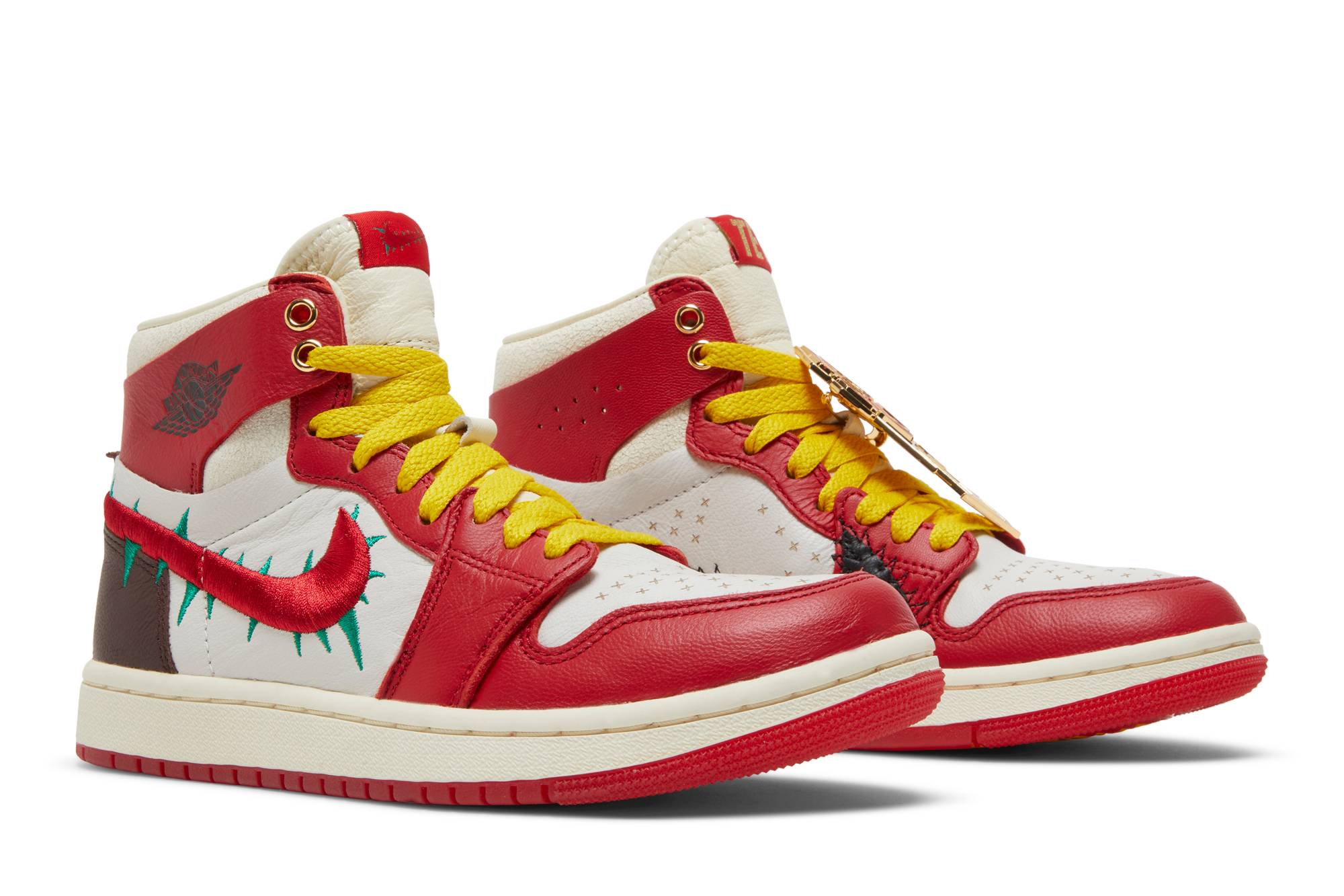 ( Women ) Teyana Taylor X Air Jordan 1 Zoom CMFT 2 A Rose From Harlem FJ0604-601 - Image 8