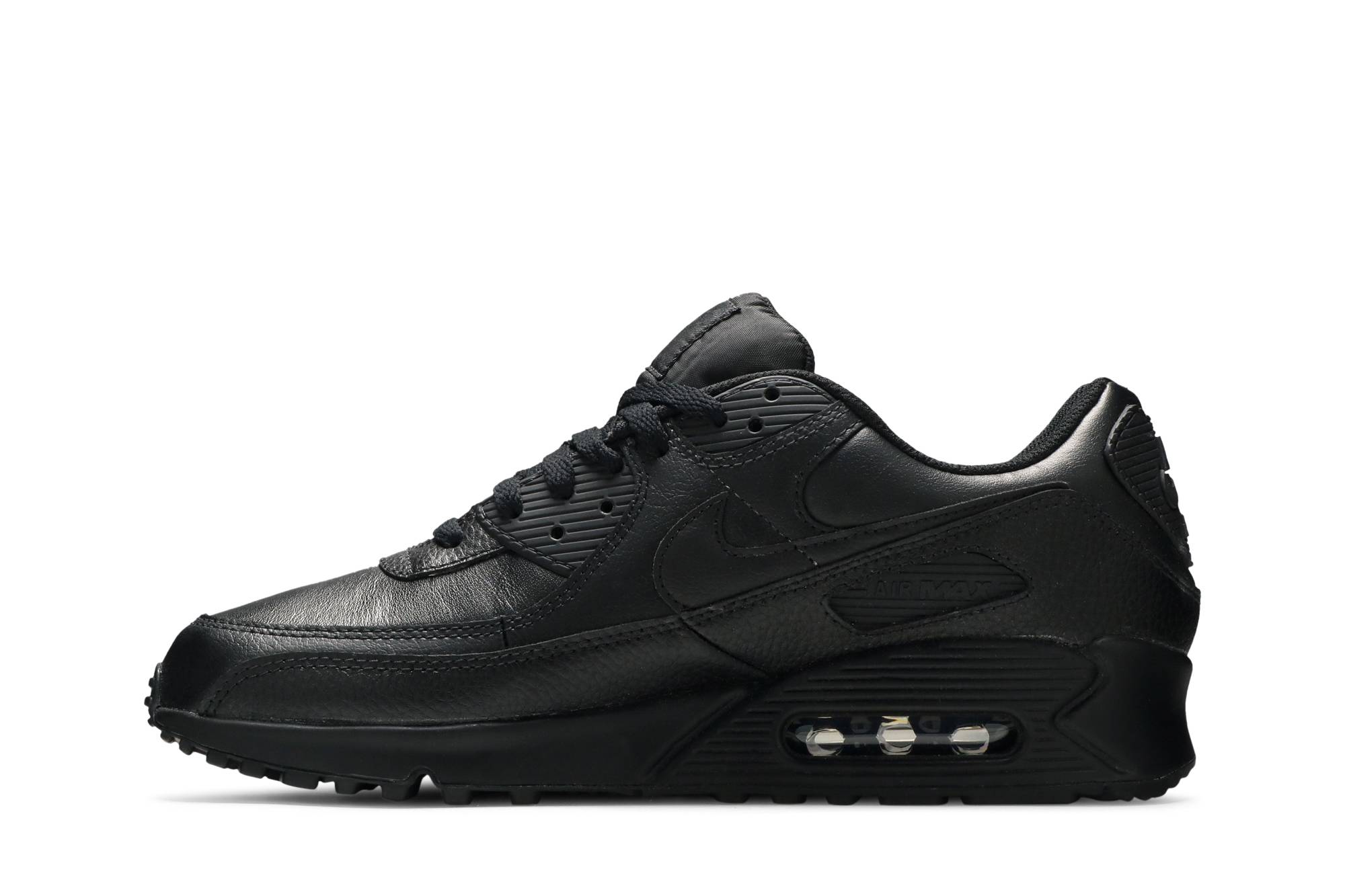 Nike Air Max 90 Leather ‘Triple Black’ ( 20 ) CZ5594-001 - Image 3