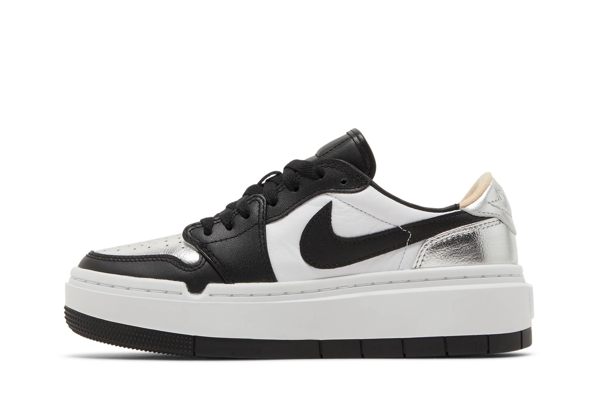 ( Women ) Air Jordan 1 Low Elevate Silver Toe DQ8561-001 - Image 3
