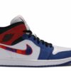 Air Jordan 1 Mid ‘Multicolored Swoosh’ Unfading Sneaker