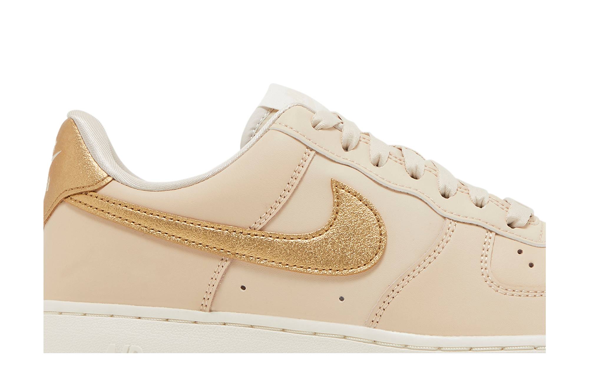 ( Women ) Nike Air Force 1 ’07 Essential ‘Sanddrift Gold’ DQ7569-102 - Image 2