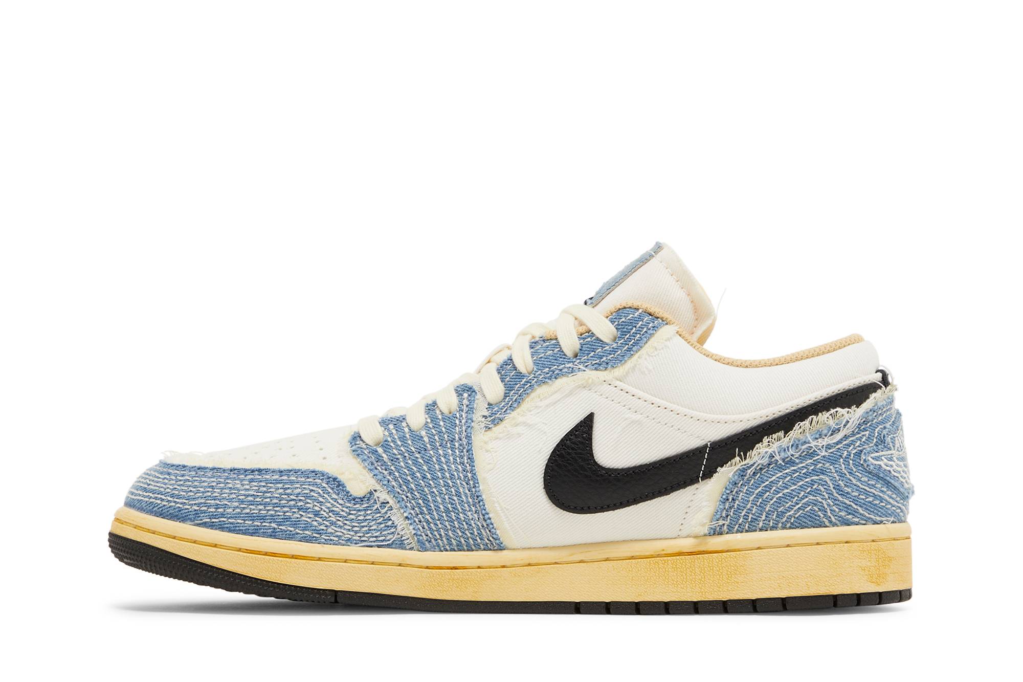 Air Jordan 1 Low ‘Sashiko Denim’ FN7670-493 - Image 3