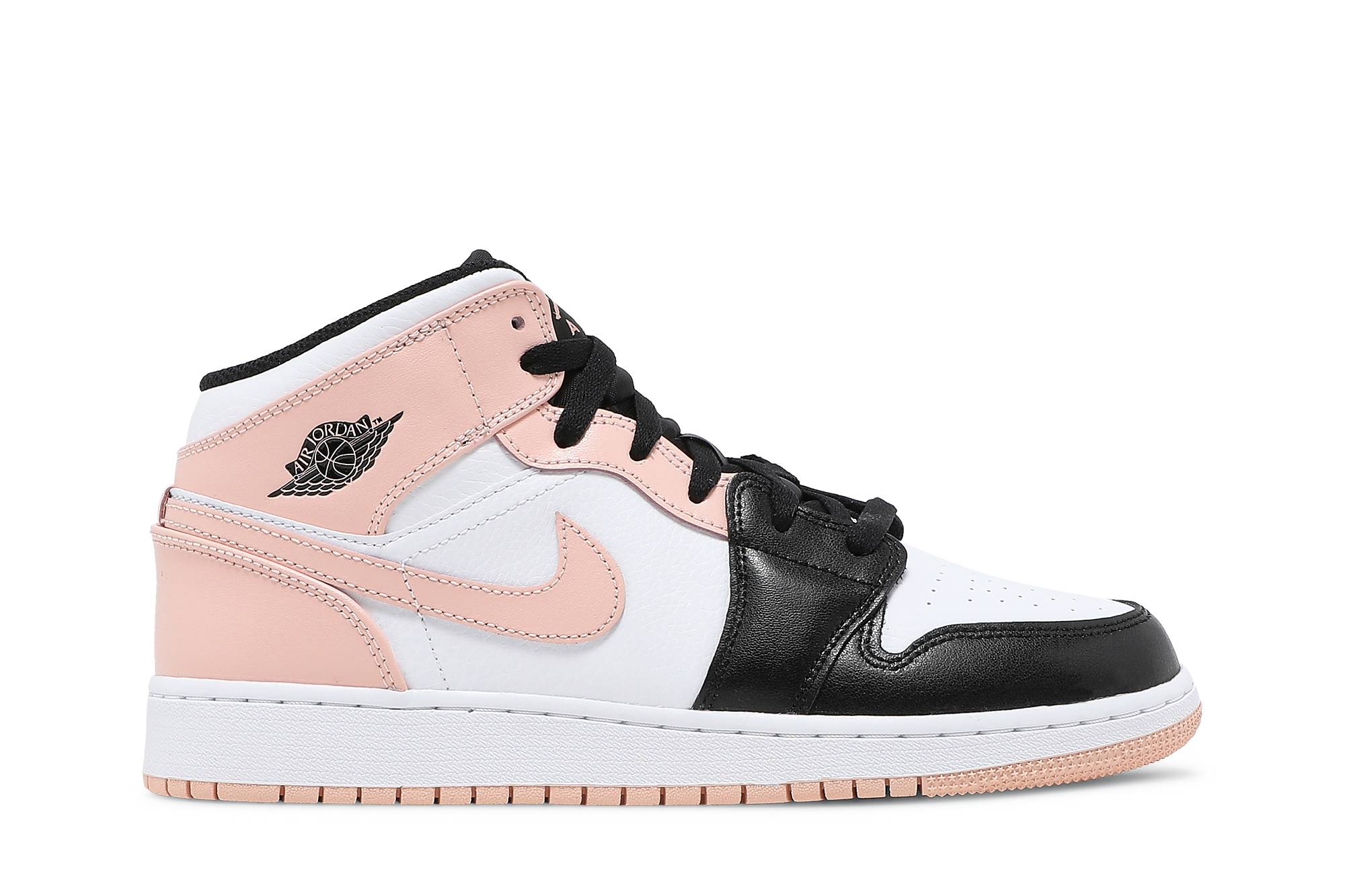 ( Grade School ) Air Jordan 1 Mid Crimson Tint 554725-133