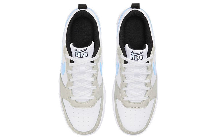 ( Youth ) Nike Court Borough Low /Blue/Grey White CW1624-100 - Image 4