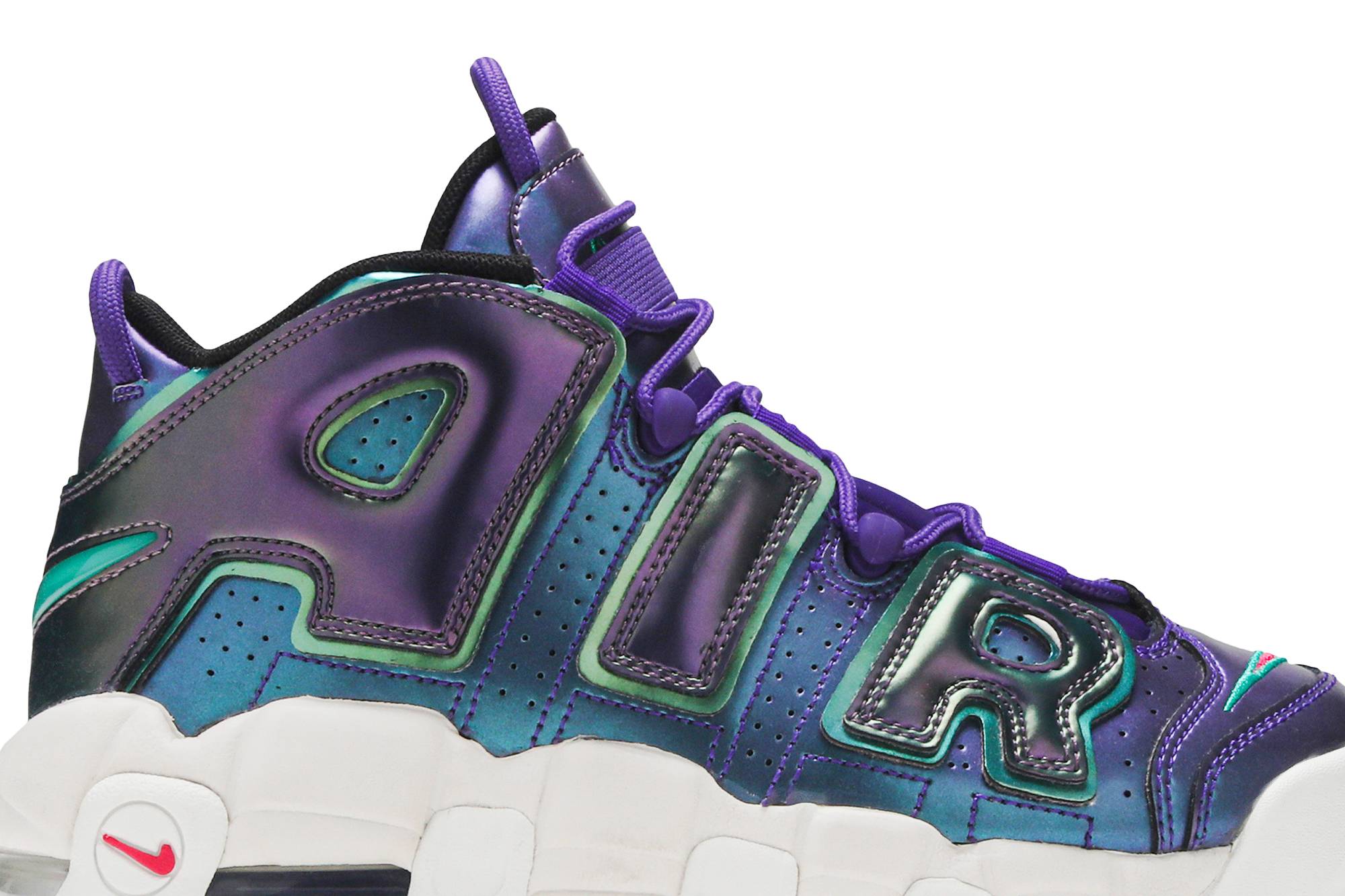 ( Grade School ) Nike Air More Uptempo Iridescent Purple 922845-500 - Image 2