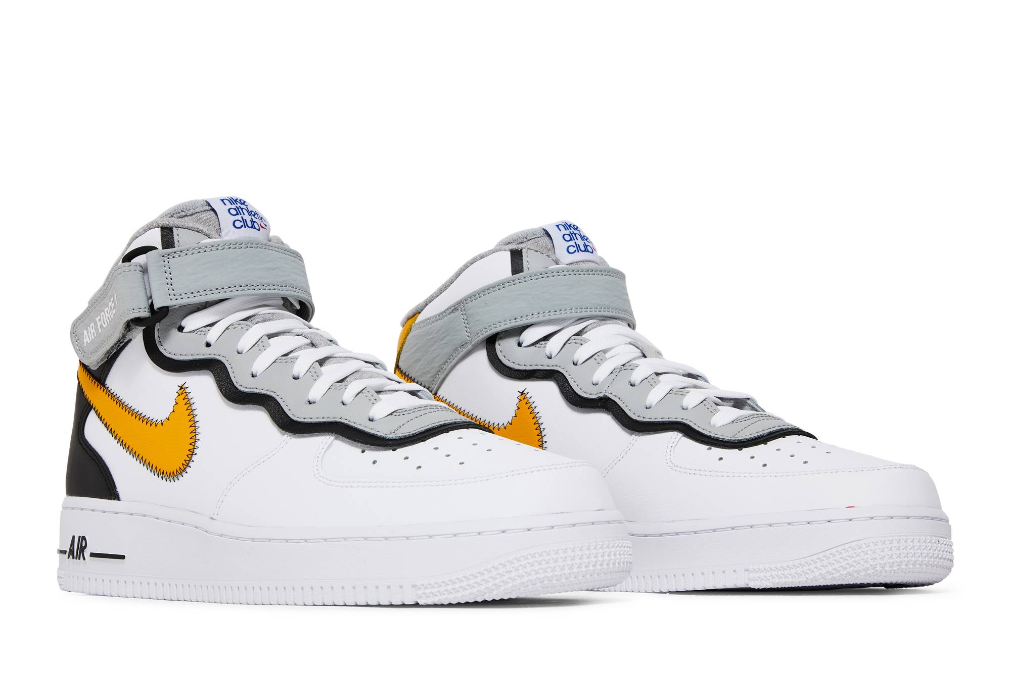 Nike Air Force 1 Mid Athletic Club White Yellow DH7451-101 - Image 8