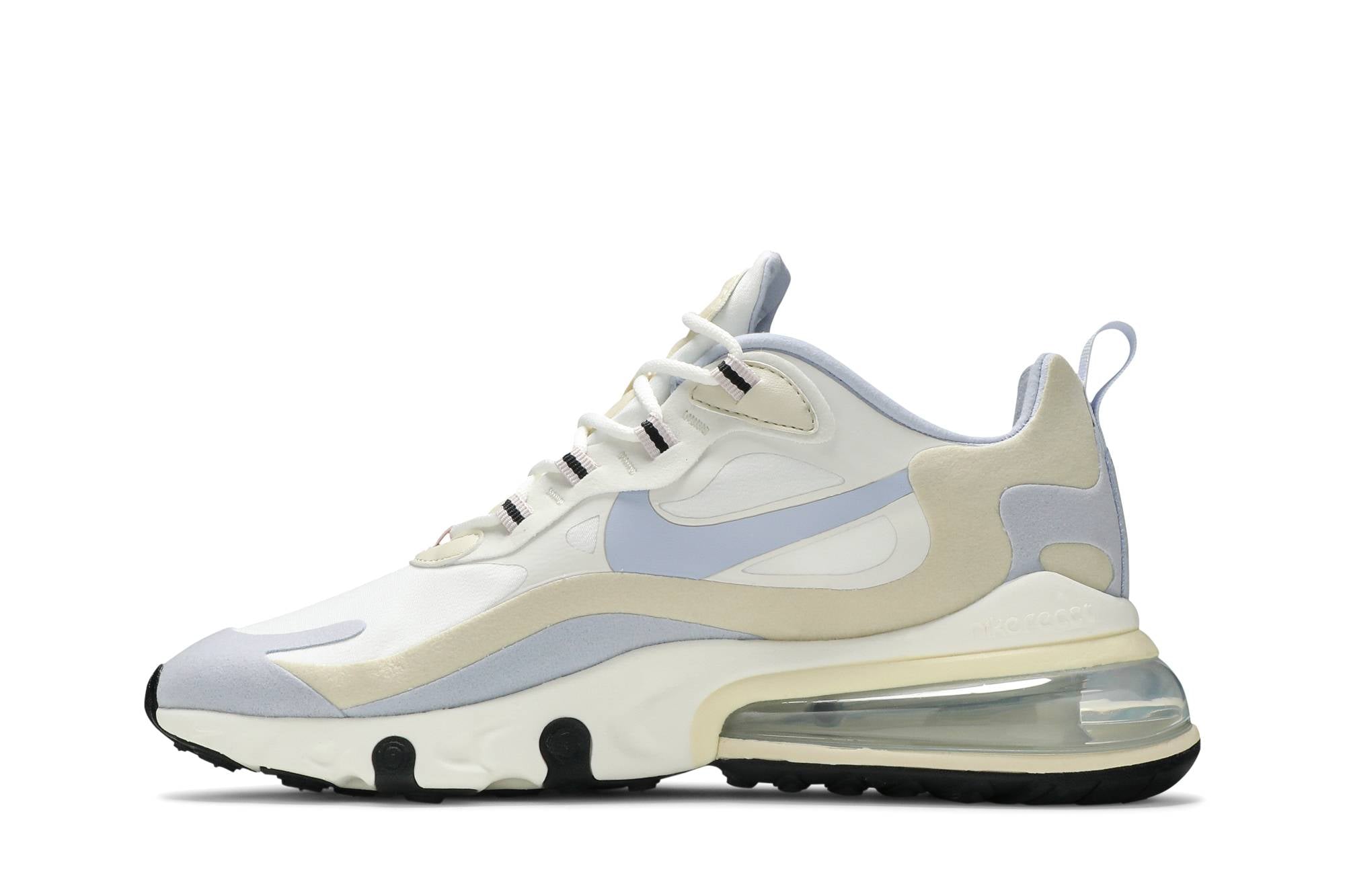 ( Women ) Nike Air Max 270 React White Fossil CT1287-100 - Image 3