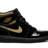 Air Jordan 1 Retro High OG ‘Black Metallic Gold’ 2020 555088-032