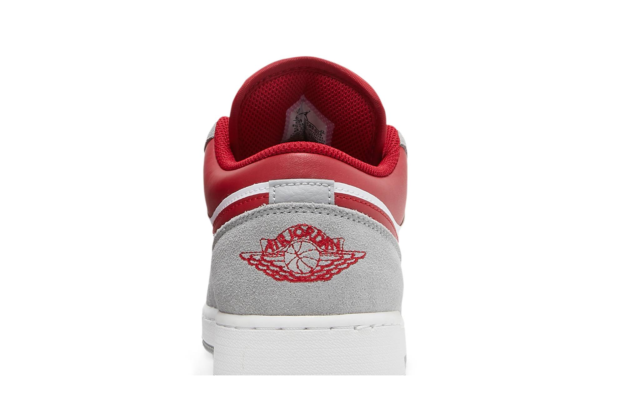 ( Grade School ) Air Jordan 1 Low SE ‘Light Smoke Grey Gym Red’ DM0589-016 - Image 7