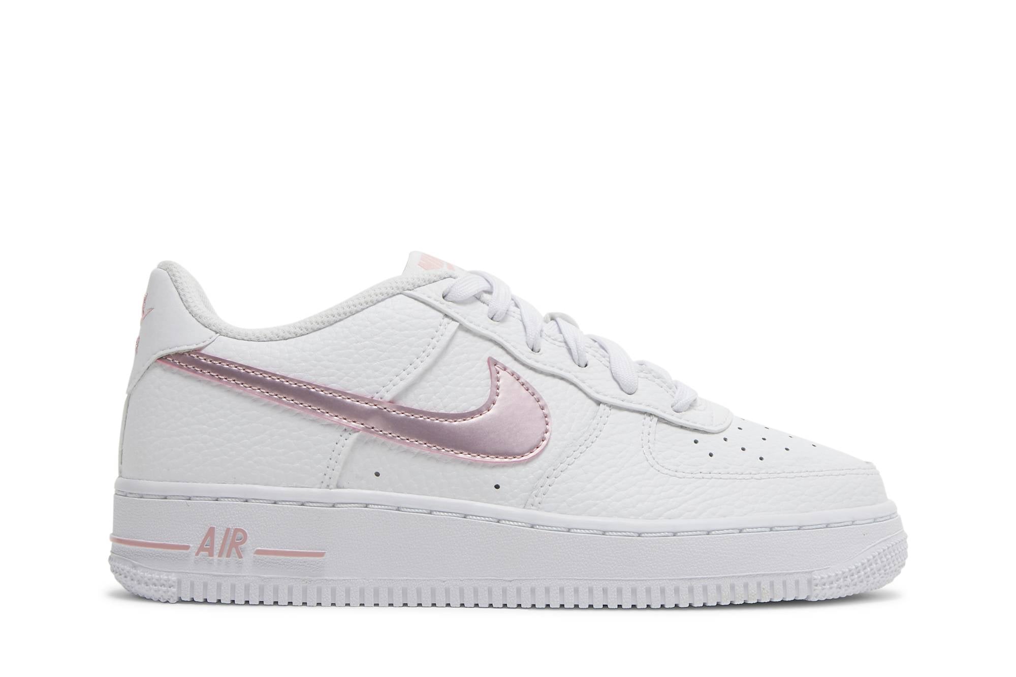 ( Grade School ) Nike Air Force 1 Low White Pink Glaze CT3839-104