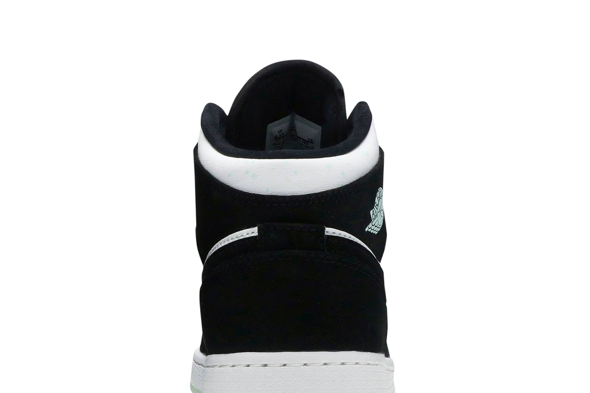 ( Grade School ) Air Jordan 1 Mid SE Glow In The Dark Panda BQ6931-103 - Image 7