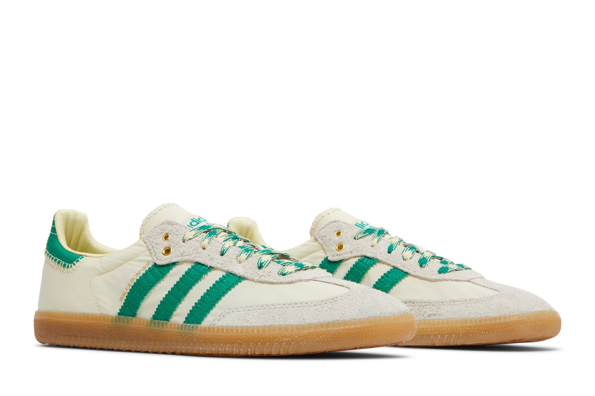 Wales Bonner X Adidas Samba Cream White Bold Green GY4344 - Image 8
