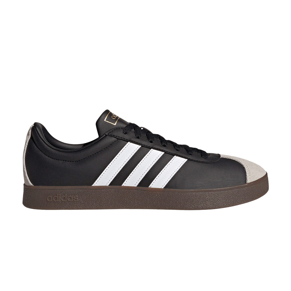 Adidas VL Court 2.0 Black White Gum ID6017