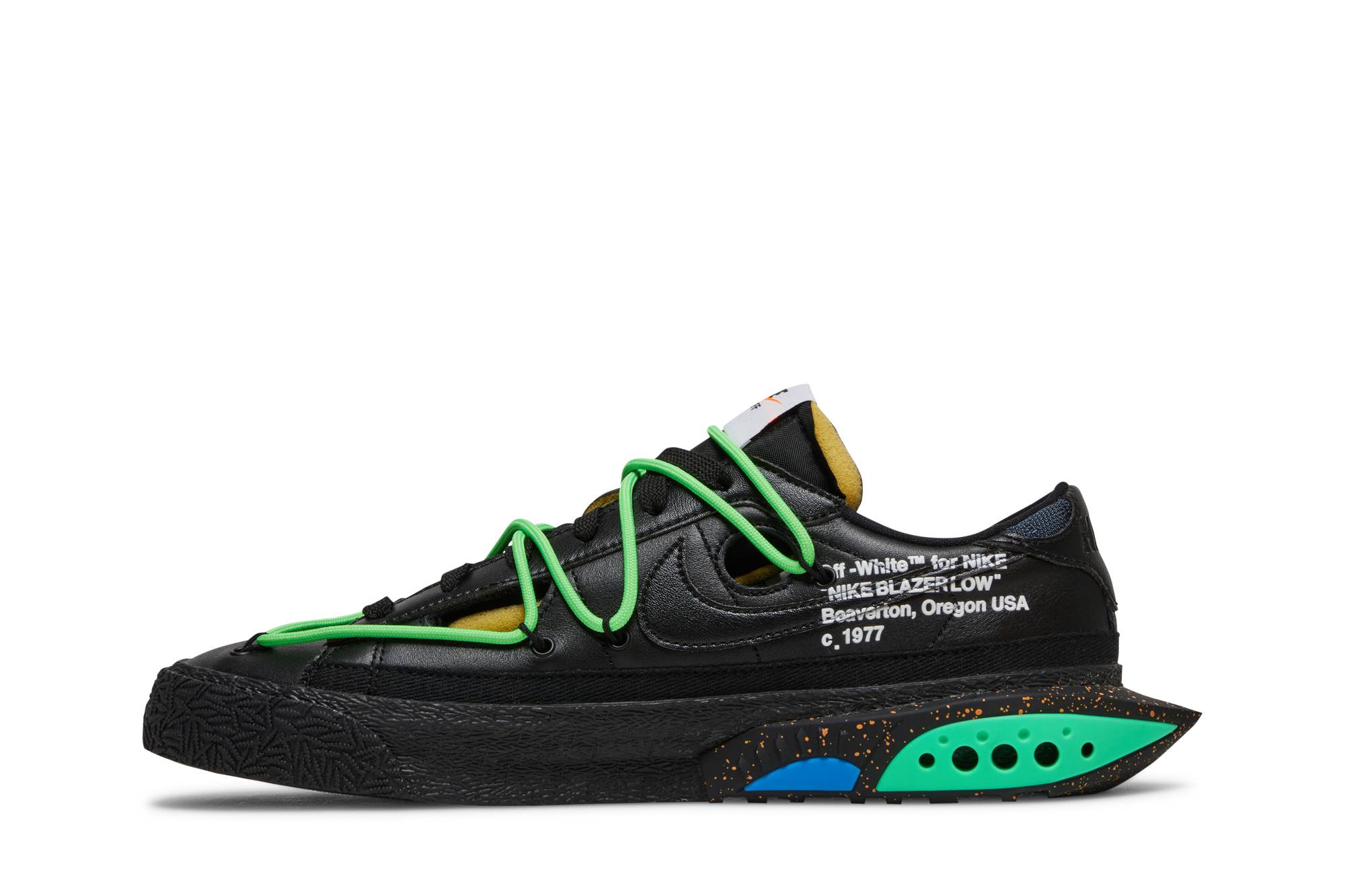 Off-White X Nike Blazer Low Black DH7863-001 - Image 11