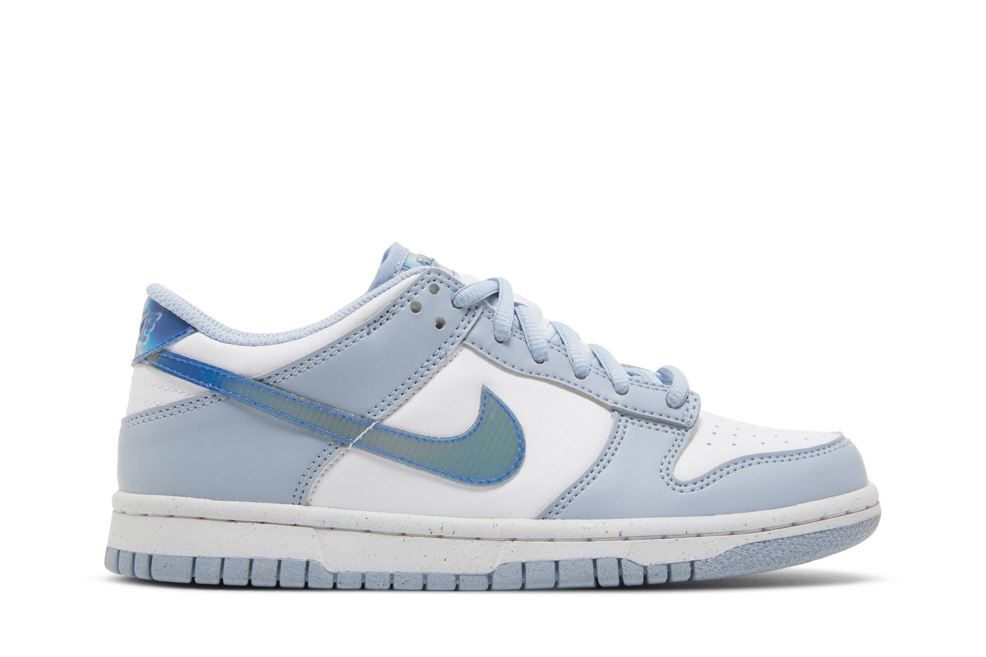 ( Grade School ) Nike Dunk Low Next Nature ‘Blue Whisper Lenticular’ FJ4668-400