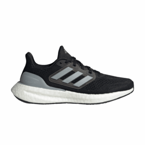 ( Women ) Adidas PureBoost 23 Wide Black Silver Metallic IF8063