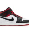 ( Grade School ) Air Jordan 1 Mid Gym Red Black Toe DQ8423-106
