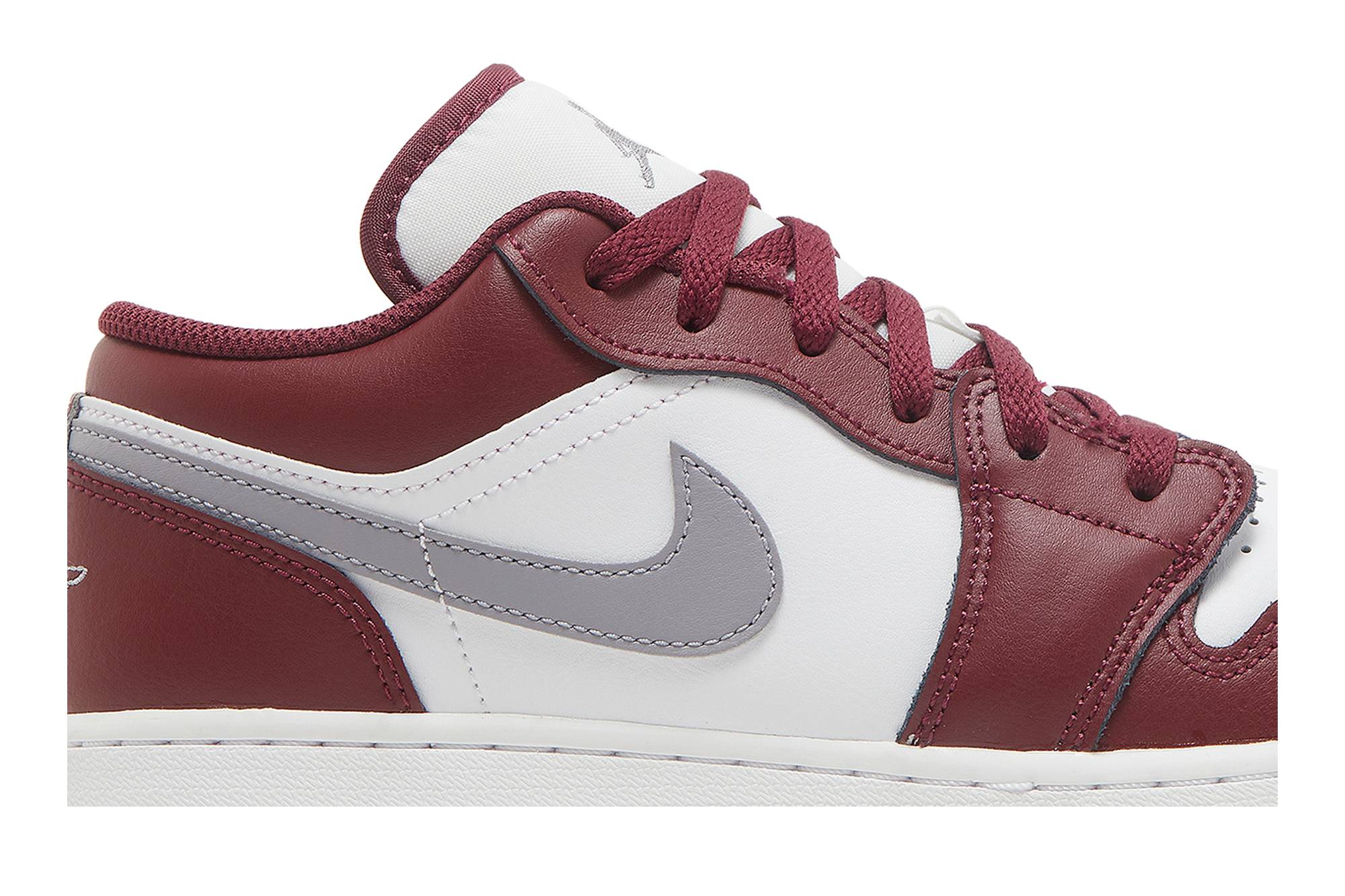 ( Grade School ) Air Jordan 1 Low Bordeaux 553560-615 - Image 2