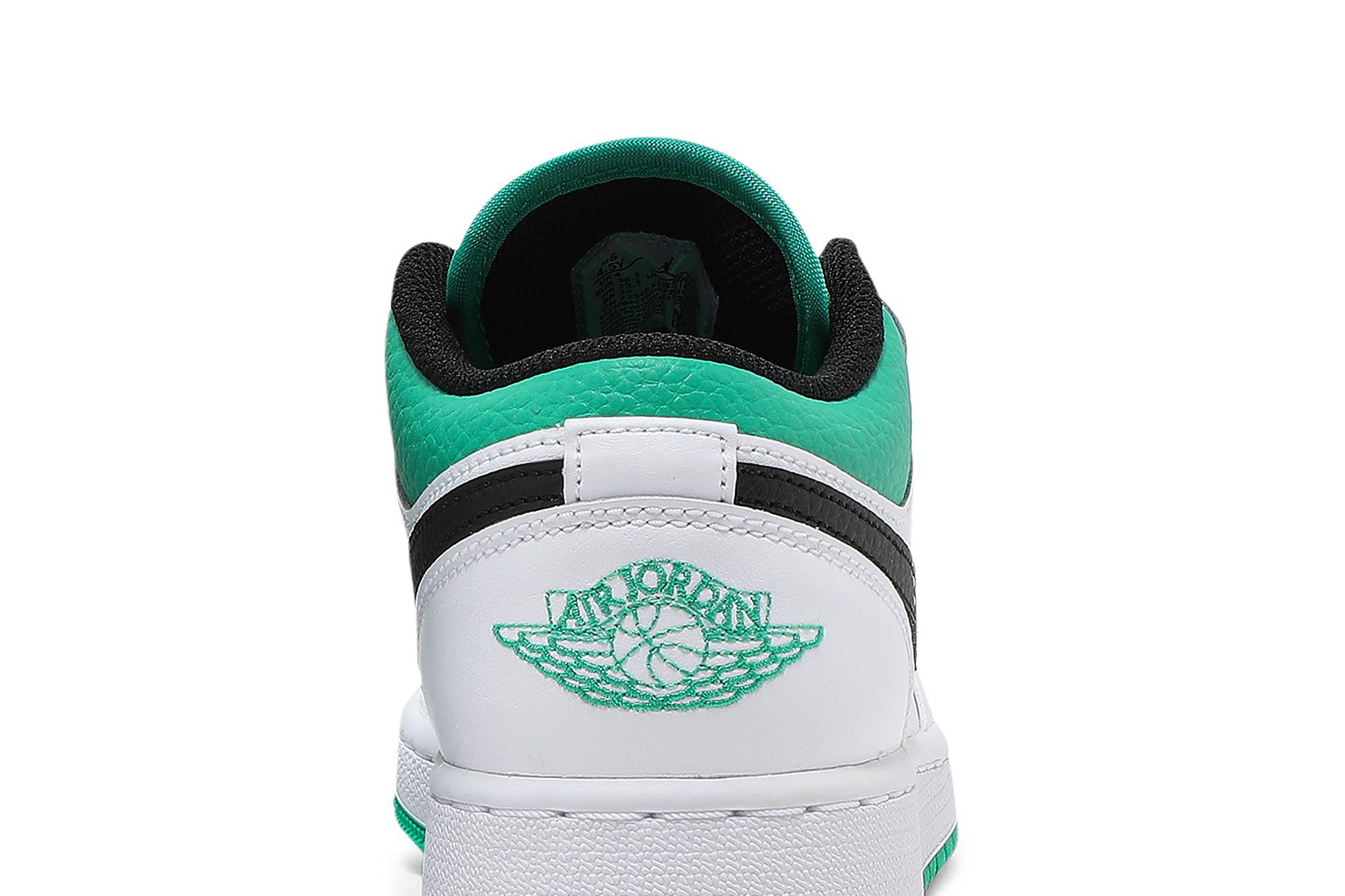 ( Grade School ) Air Jordan 1 Low ‘White Lucky Green’ 553560-129 - Image 14