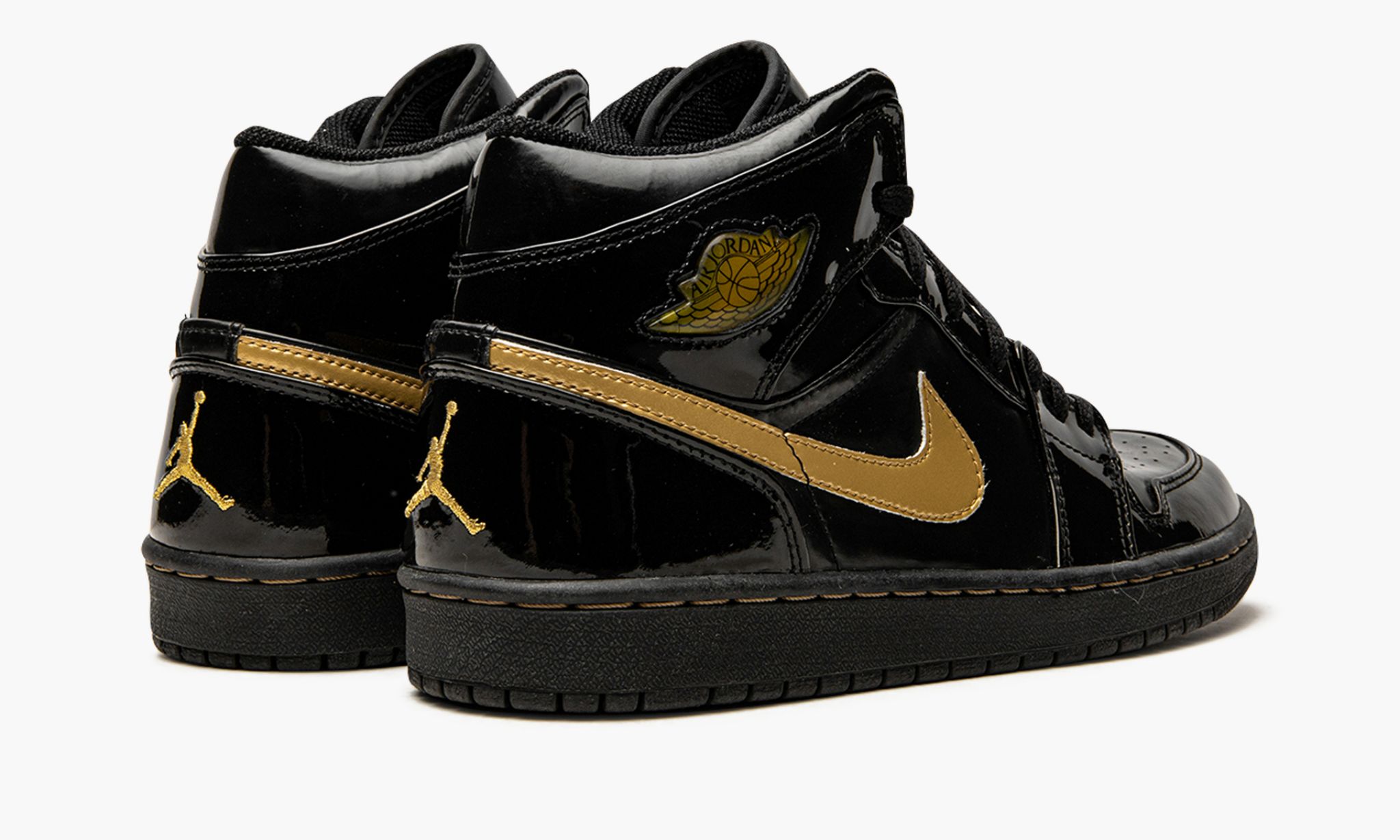 Air Jordan 1 Retro Black Metallic Gold ( 2003 ) - Image 4