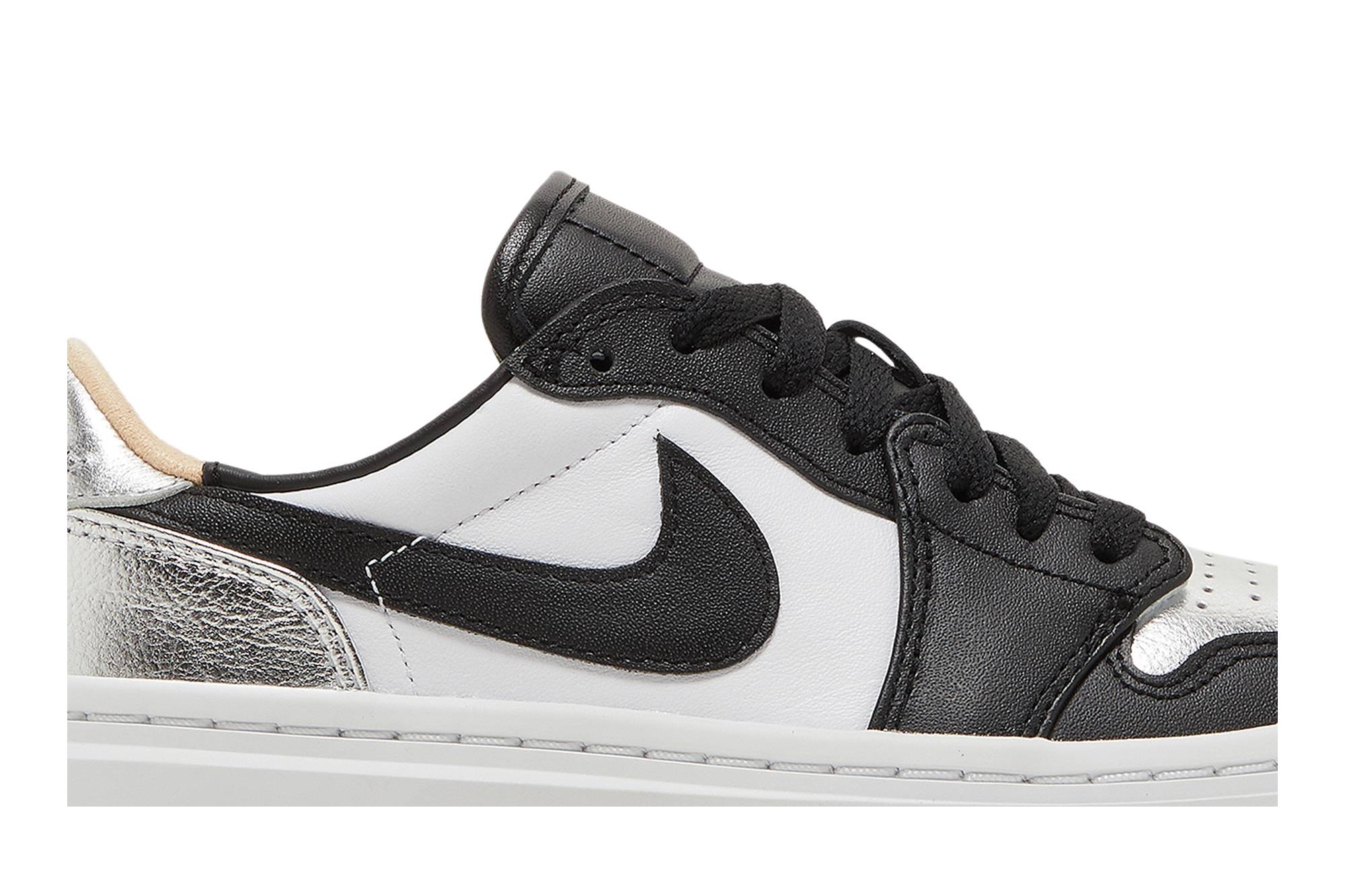 ( Women ) Air Jordan 1 Low Elevate Silver Toe DQ8561-001 - Image 2