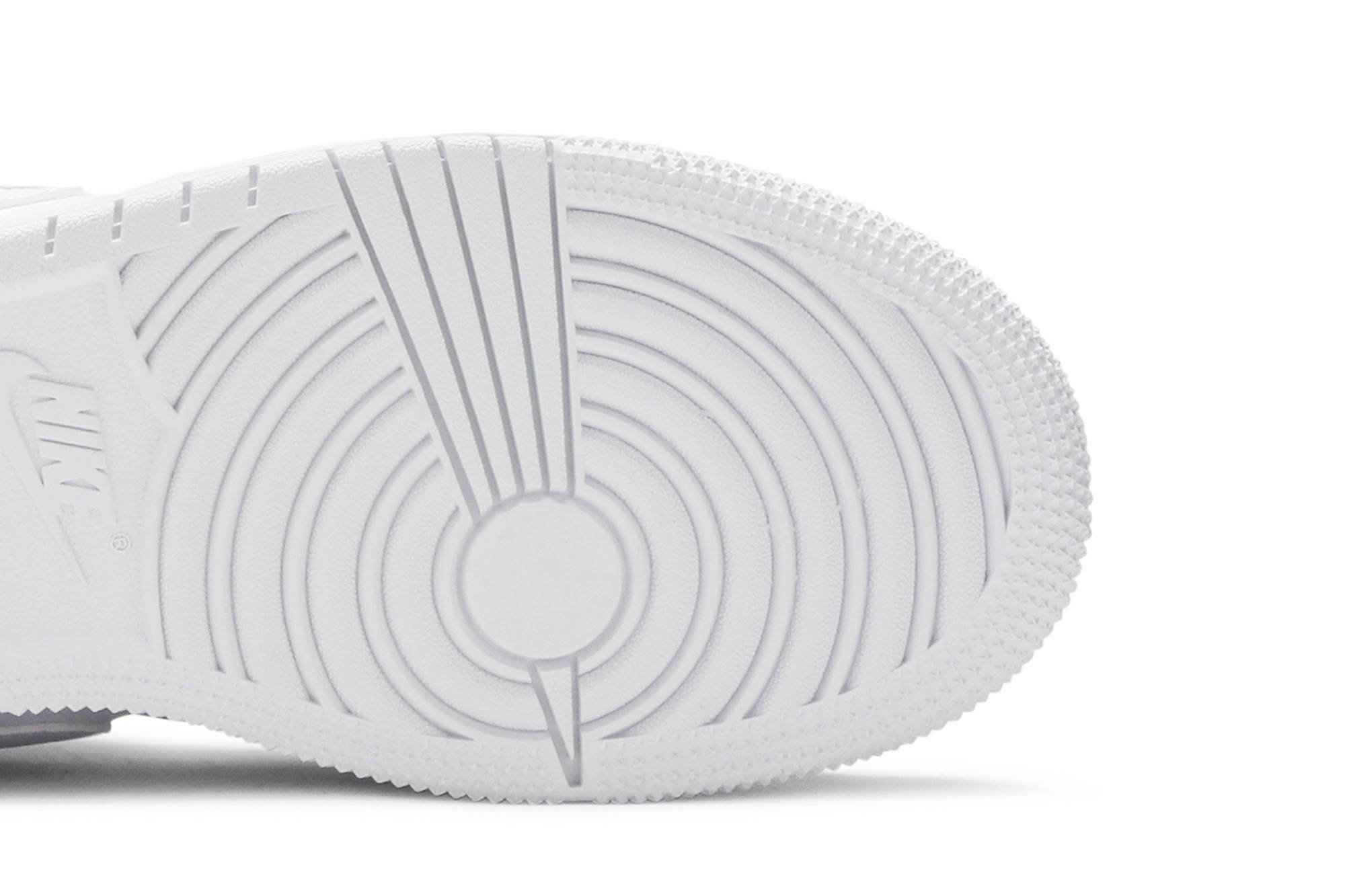 ( Grade School ) Air Jordan 1 Mid ‘Triple White’ 554725-130 - Image 5