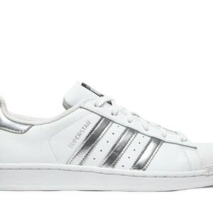 ( Women ) Adidas Superstar ‘White Silver Metallic’ AQ3091