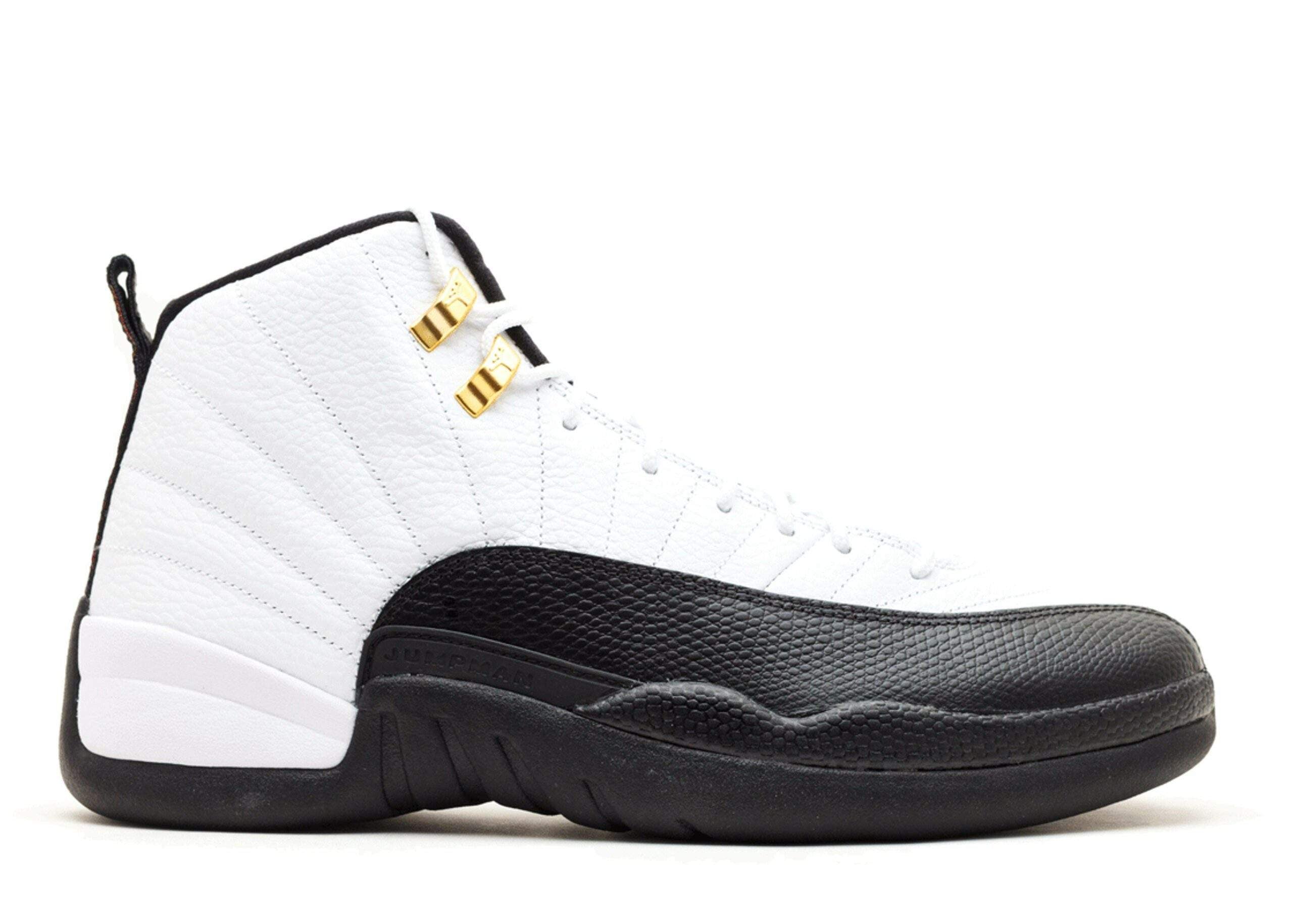 Air Jordan 12 Retro Taxi 2013 Unfading Sneaker