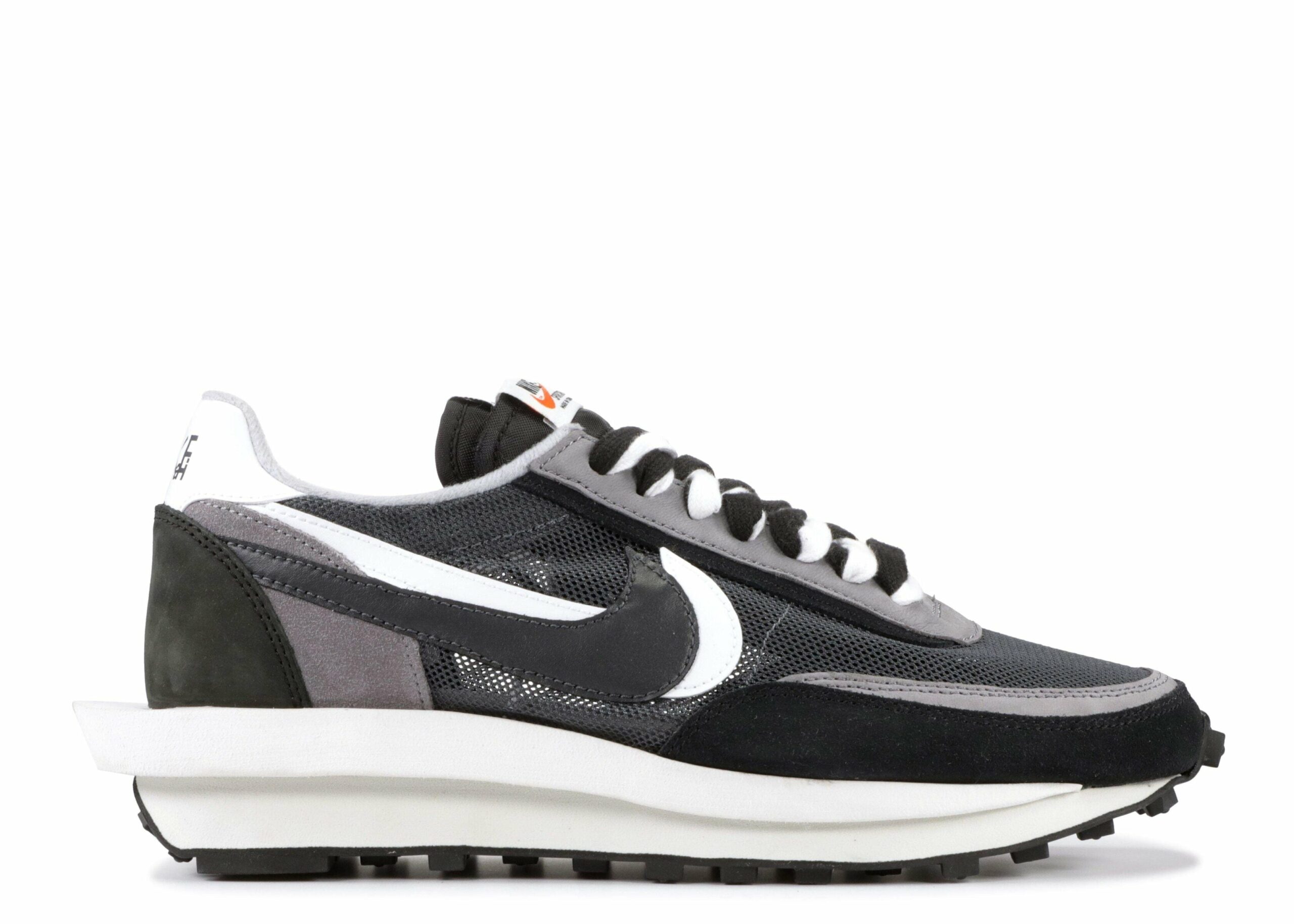 Nike Sacai X LDWaffle ‘Black’ Everlasting Sneaker