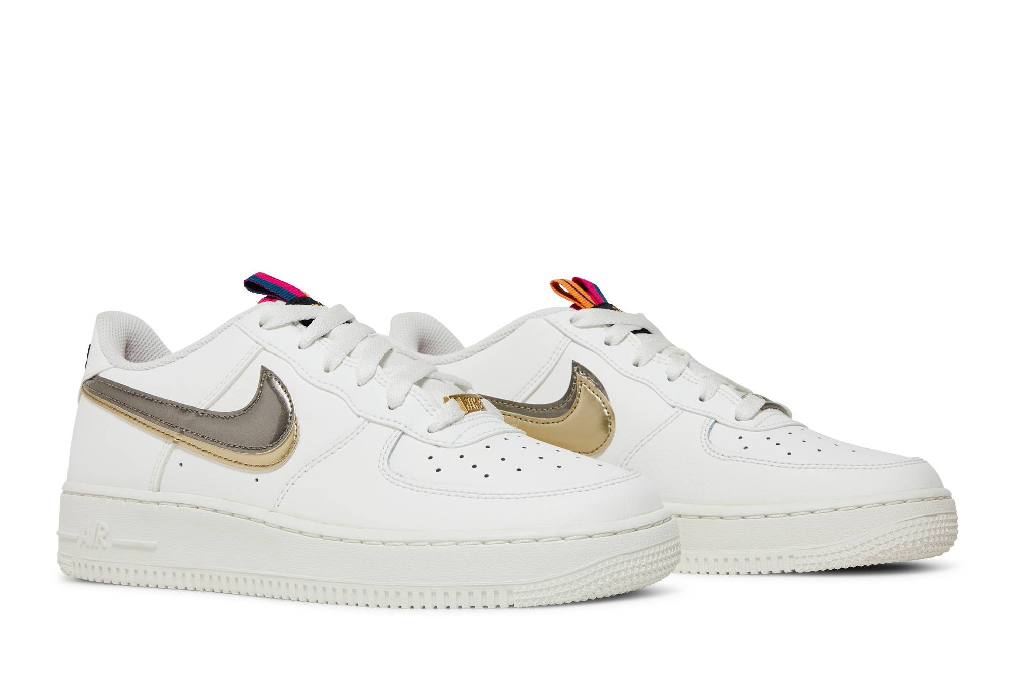 ( Grade School ) Nike Air Force 1 LV8 ‘Off Noir Summit White’ DH9595-001 - Image 8