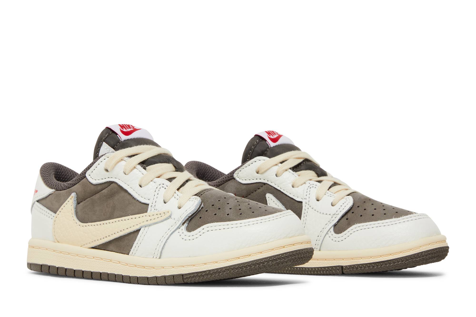 ( Preschool ) Travis Scott X Air Jordan 1 Low OG Reverse Mocha DO5442-162 - Image 8