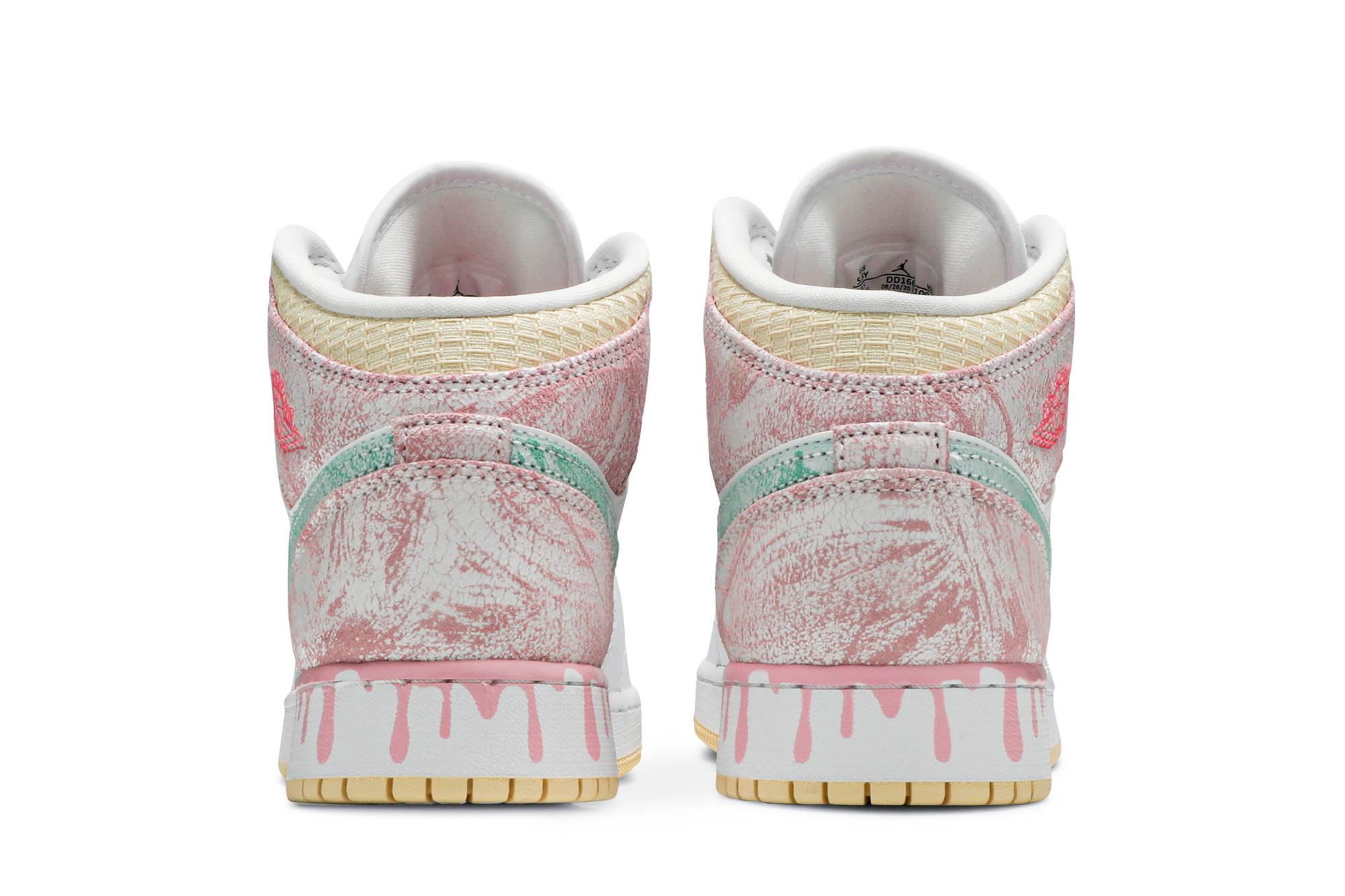 ( Grade School ) Air Jordan 1 Mid SE ‘Ice Cream’ DD1666-100 - Image 6