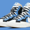 Sacai X Nike Blazer Mid Black Blue
