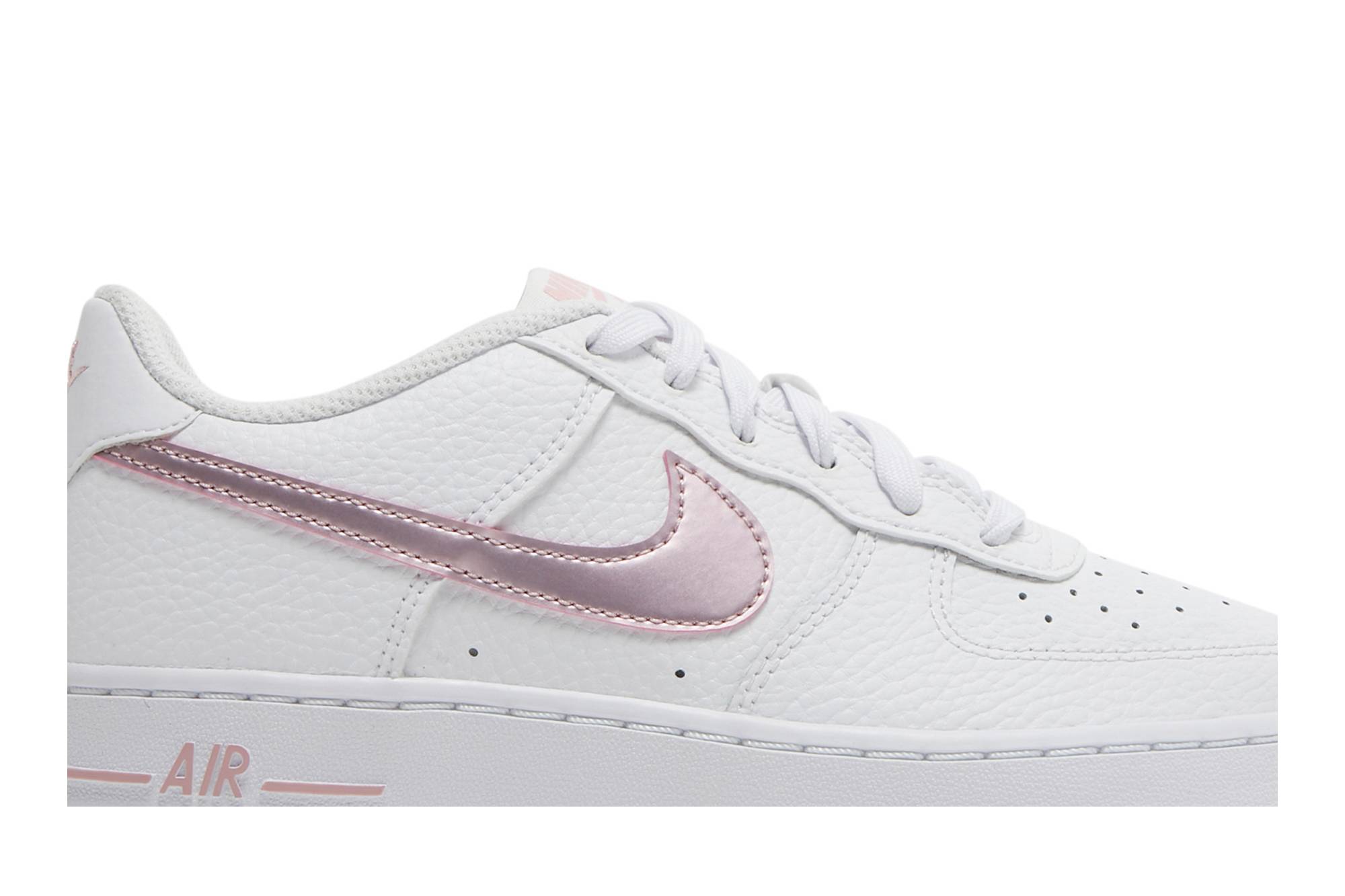 ( Grade School ) Nike Air Force 1 Low White Pink Glaze CT3839-104 - Image 2