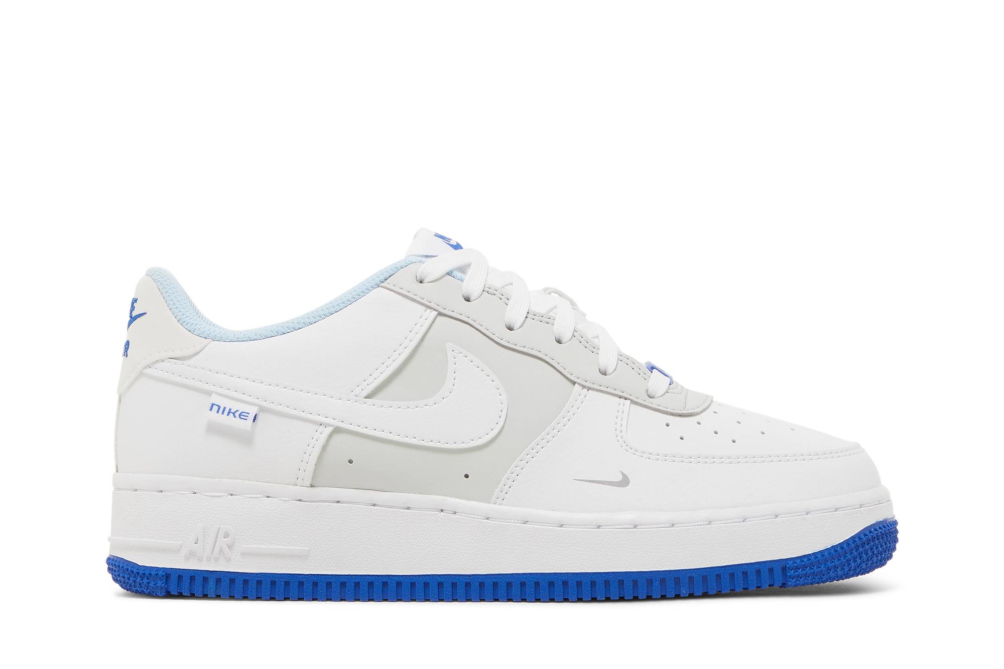 ( Youth ) Nike Air Force 1 LV8 ‘Just Stitch It – Hyper Royal’ FB1844-111