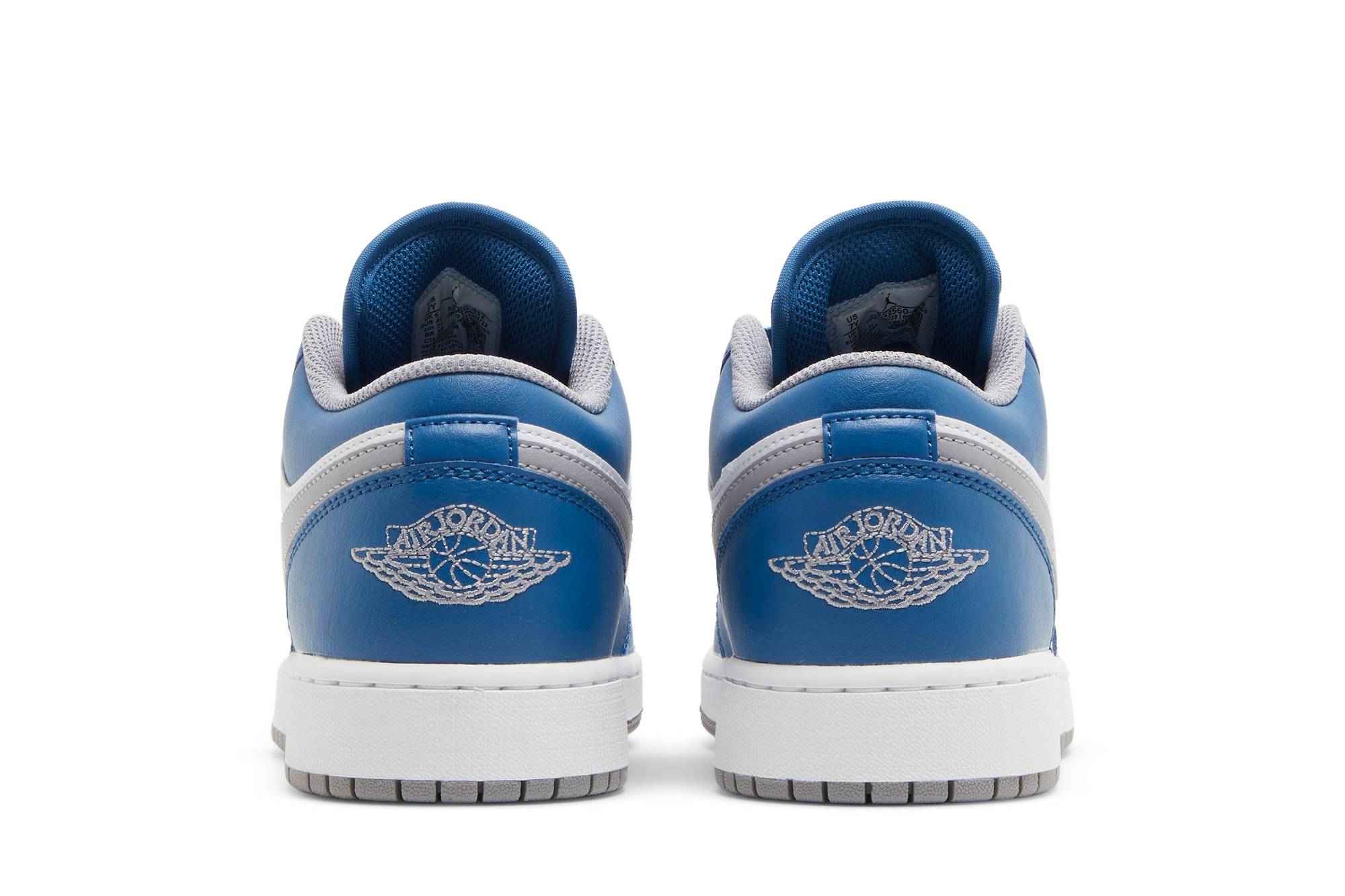 ( Grade School ) Air Jordan 1 Low ‘True Blue Cement’ 553560-412 - Image 13