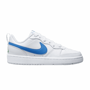 ( Grade School ) Nike Court Borough Low 2 ‘White Photo Blue’ BQ5448-123