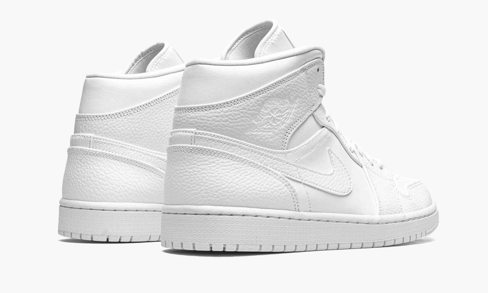 Air Jordan 1 Mid Triple White - Image 10