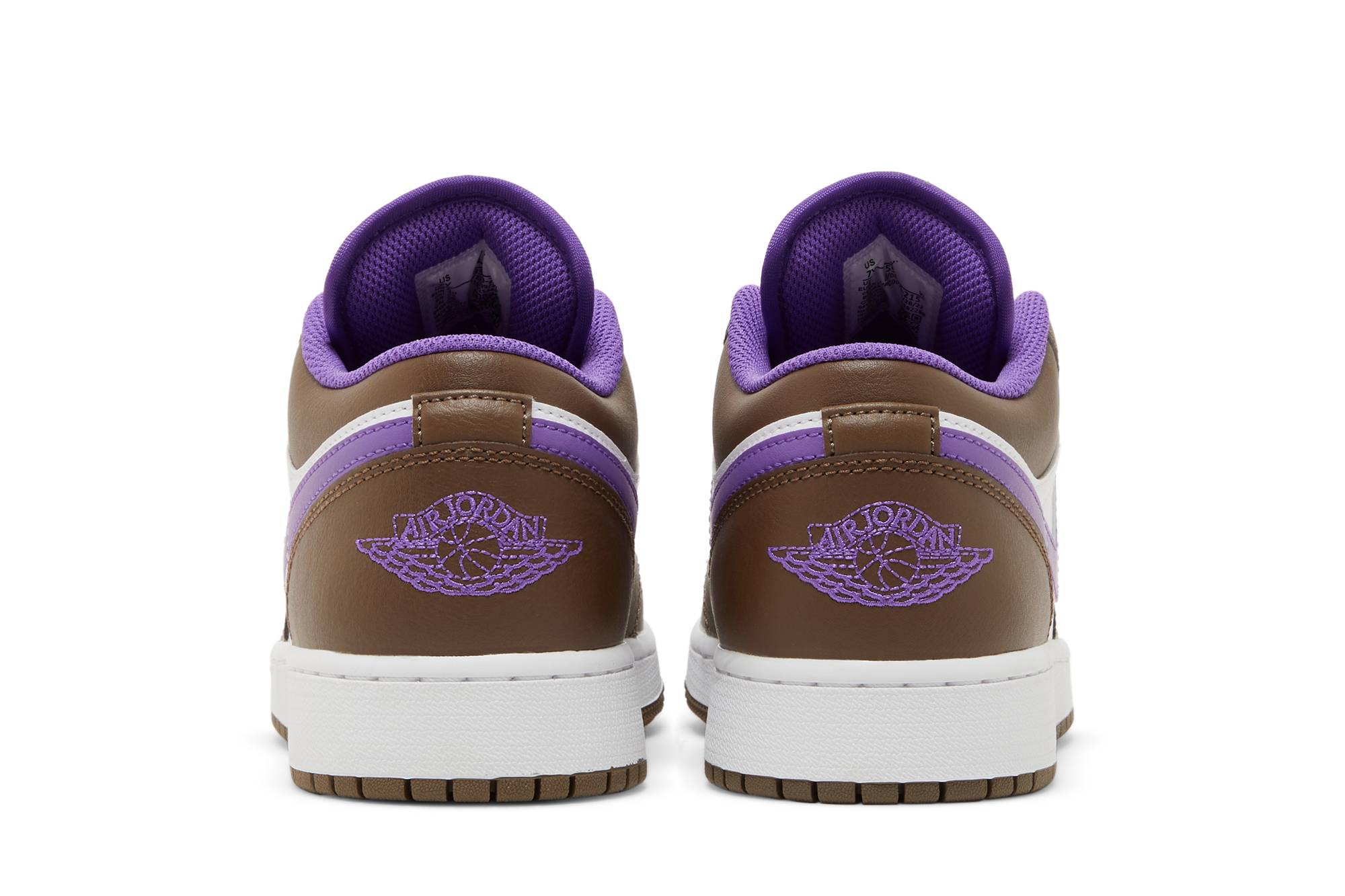 ( Grade School ) Air Jordan 1 Low Purple Mocha 553560-215 - Image 13